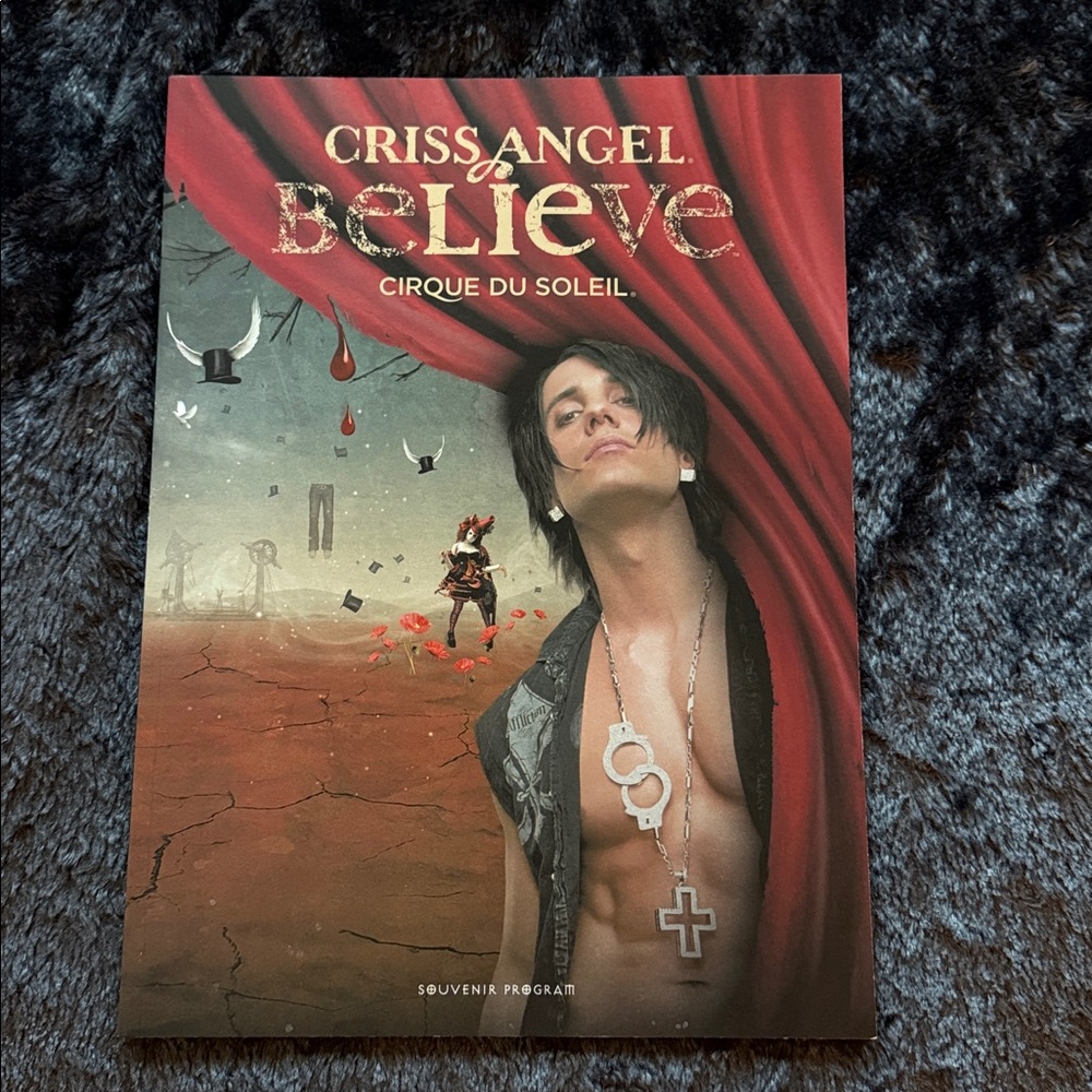 Criss Angel Believe Cirque Du Soleil Souvenir Program … excellent condition